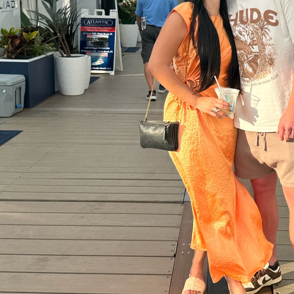 House of Harlow Orange Maxi Dress